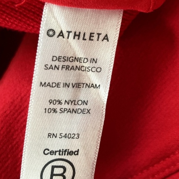Like New Hibiscus Red Athleta Wander Slim Ankle Pant, Size 8T - Picture 7 of 11